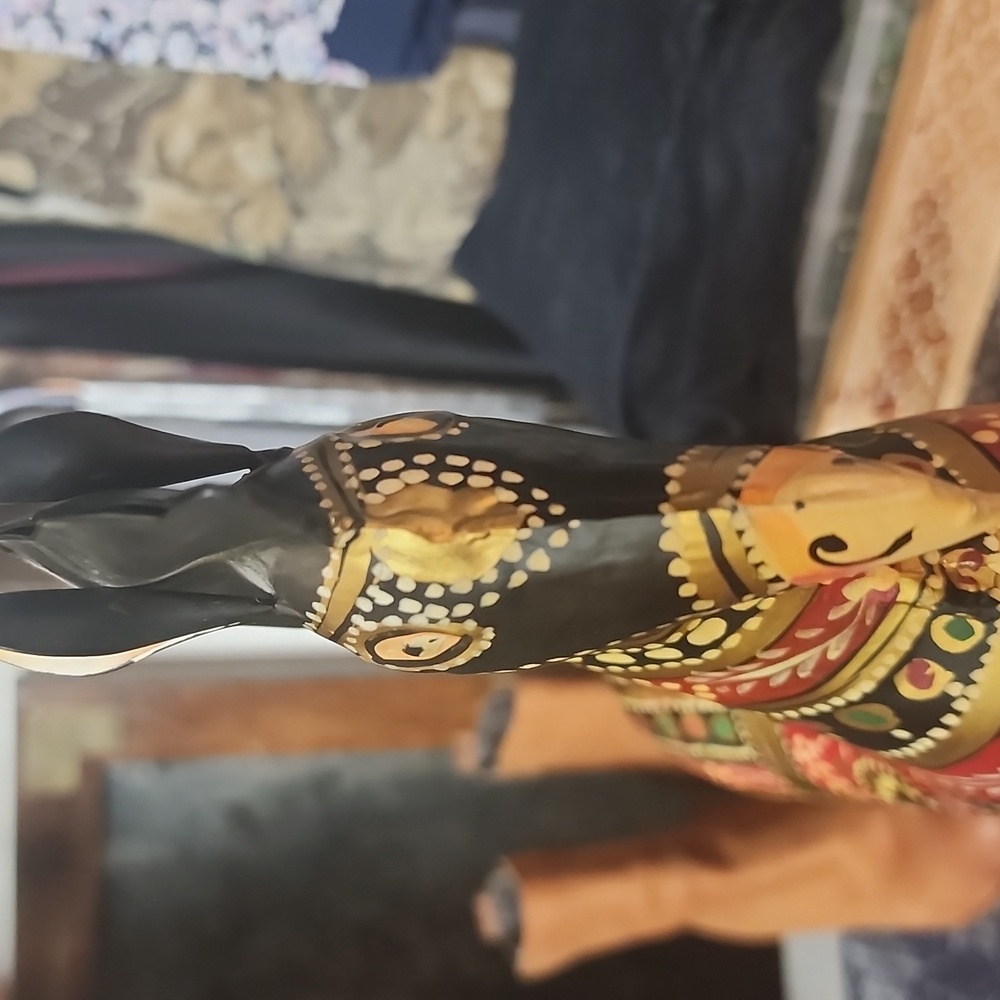 Hand Painted Metal Rocking Horse - Picture 8 of 11